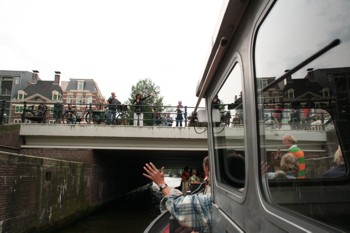 Bijval vanaf de brug